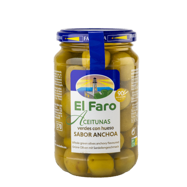 T.ACEITUNA MANZANILLA C/HUESO SA 160/200 500GR CAJA/6 UNIDADES